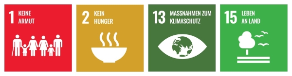 SDGs 1, 2, 13, 15